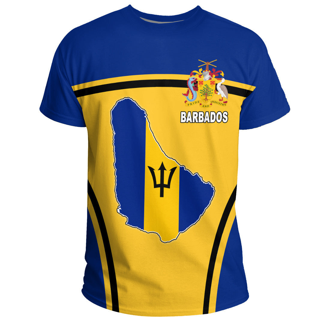 Clothing Barbados Active Flag T Shirt