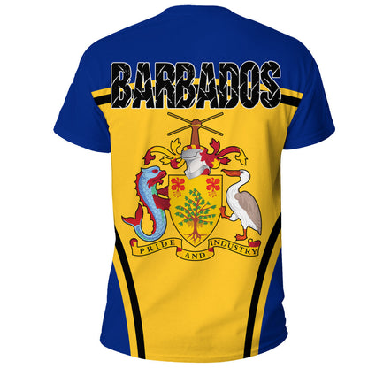 Clothing Barbados Active Flag T Shirt