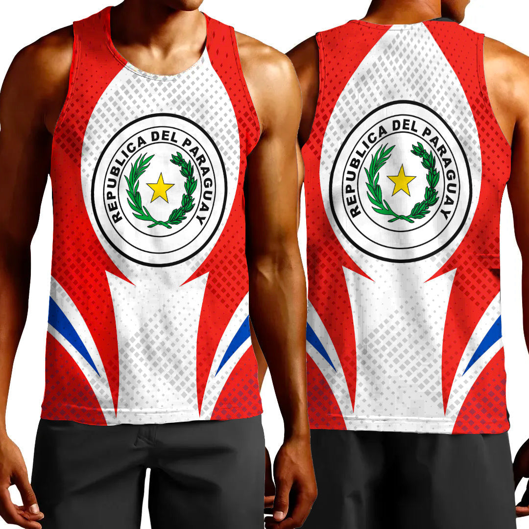 Clothing Praguay Active Flag Sporty Style Tank Top