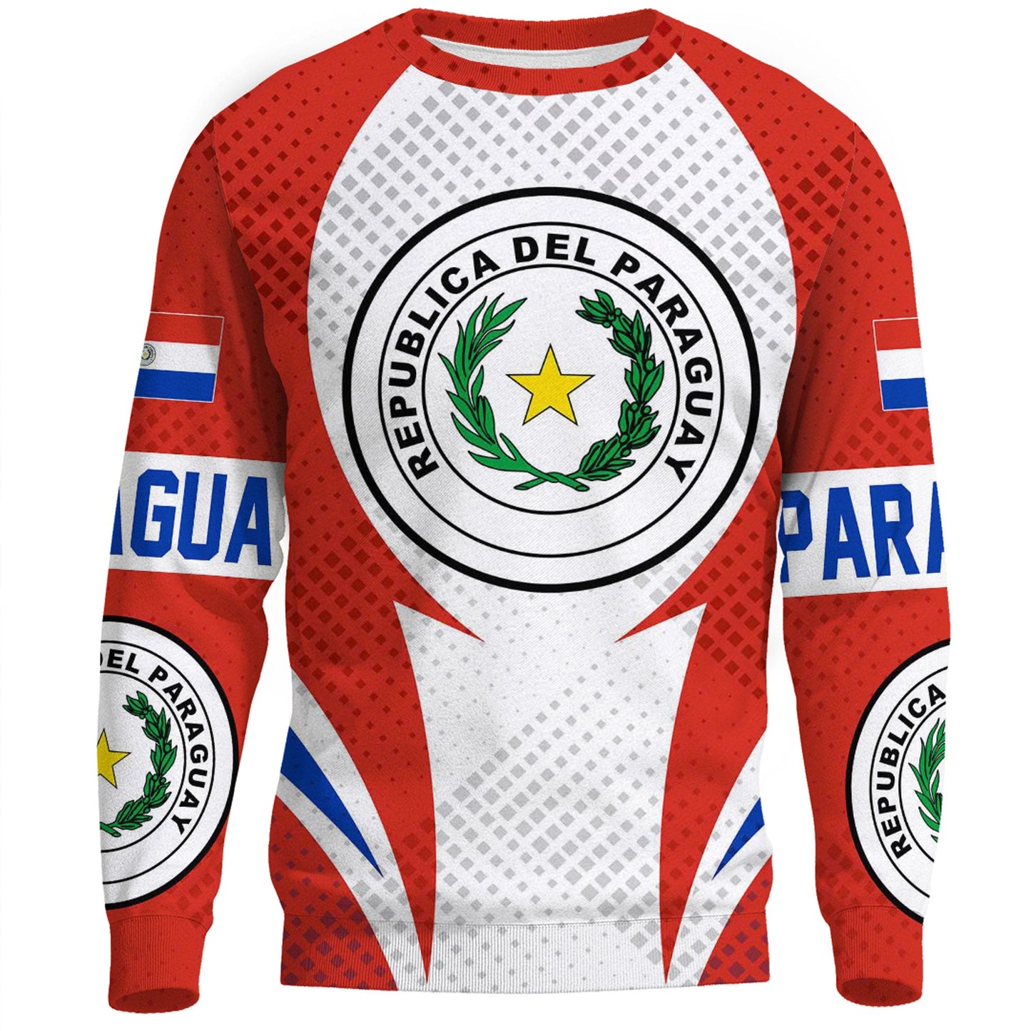 Clothing Praguay Active Flag Sporty Style Sweatshirts