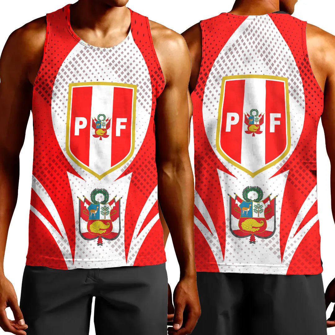 Clothing Peru Active Flag Sporty Style Tank Top