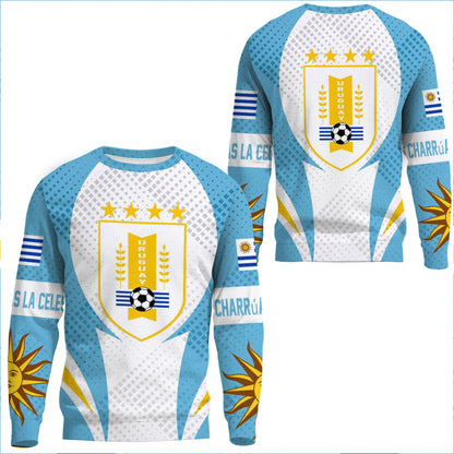 Clothing Uruguay Active Flag Sporty Style Sweatshirts