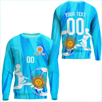 Clothing Custom Argentina Football Fan Sweatshirts
