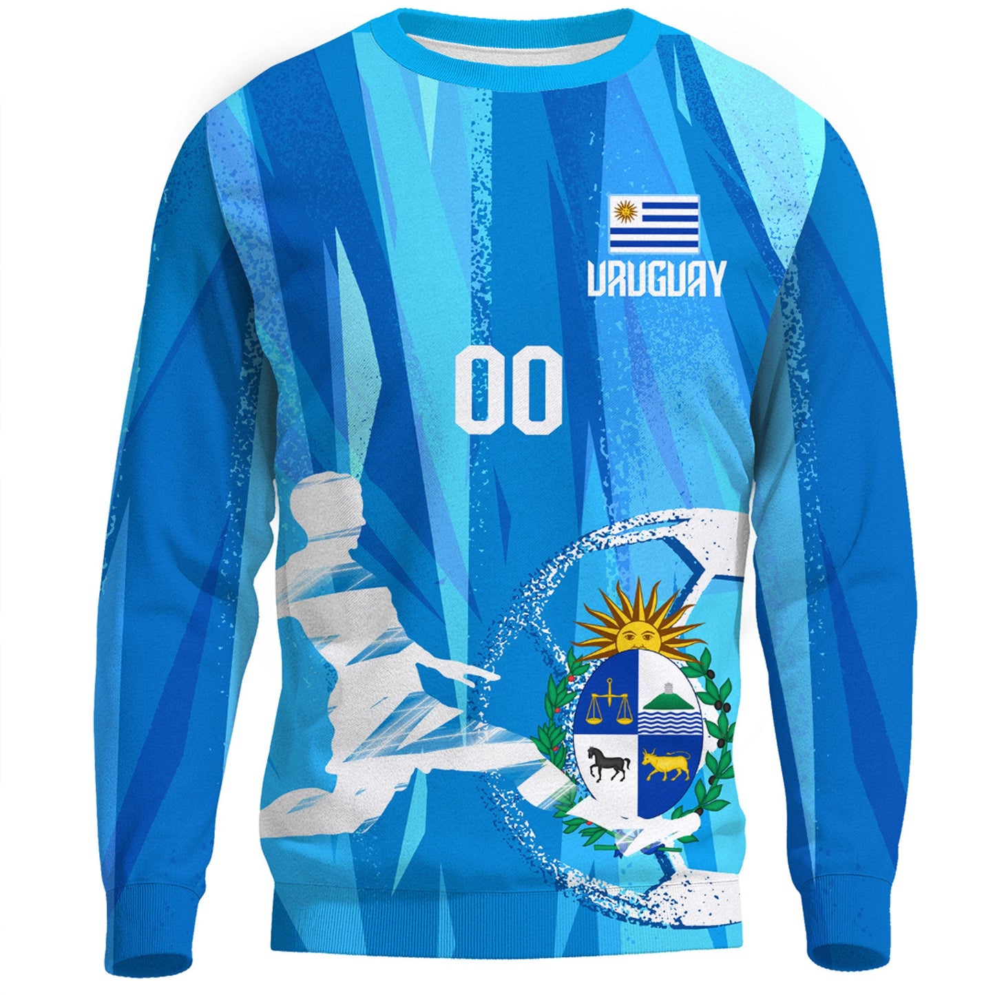 Clothing Custom Uruguay Football Fan Sweatshirts
