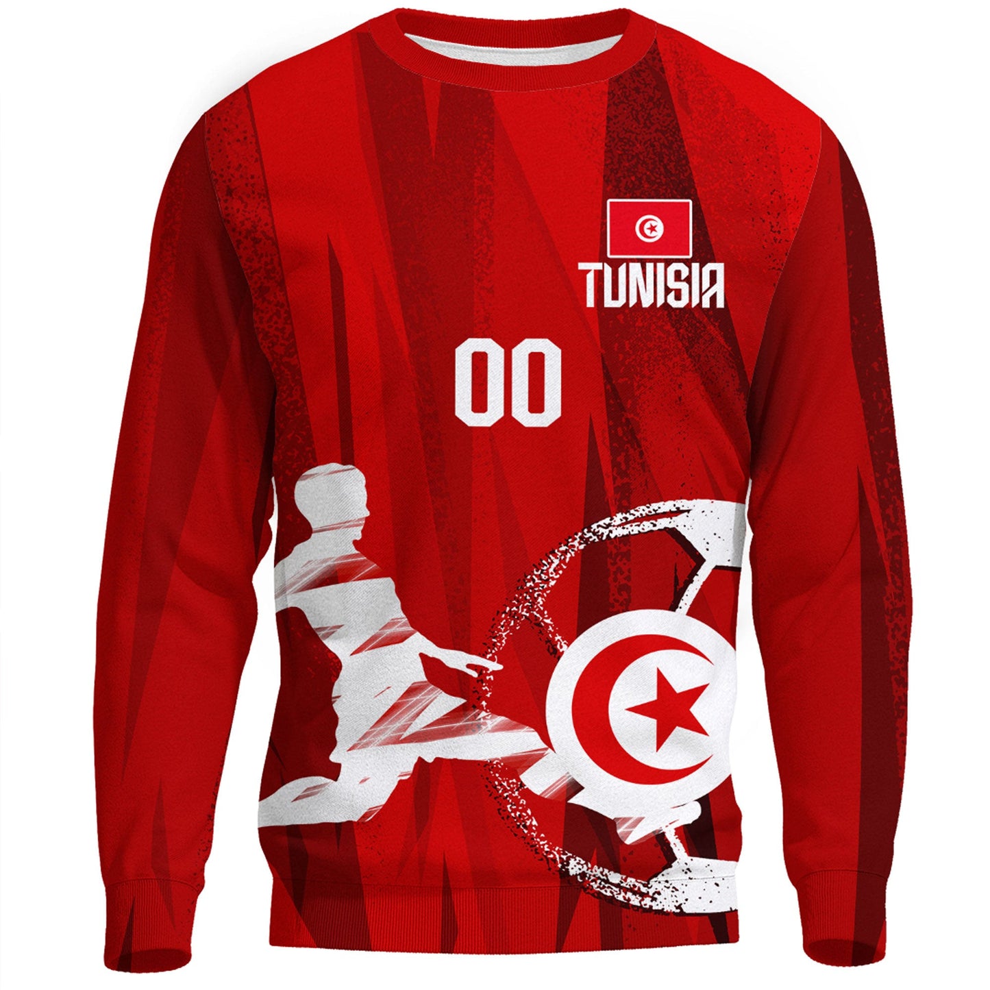Clothing Custom Tunisia Football Fan Sweatshirts