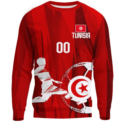 Clothing Custom Tunisia Football Fan Sweatshirts