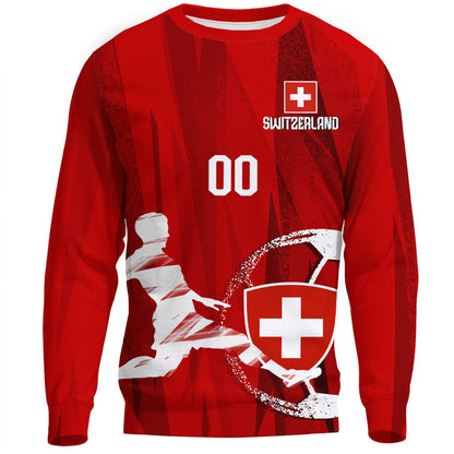 Clothing Custom Switzerland Football Fan Sweatshirts