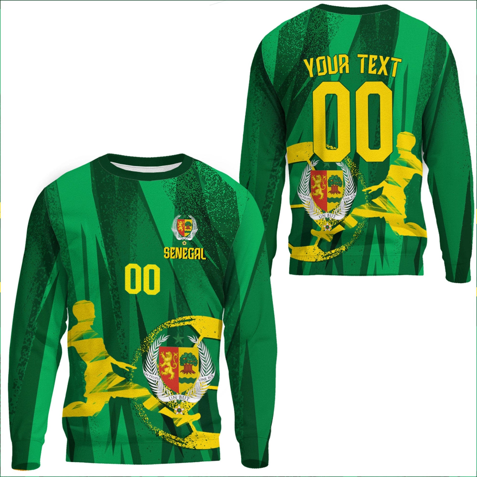 Clothing Custom Senegal Football Fan Sweatshirts
