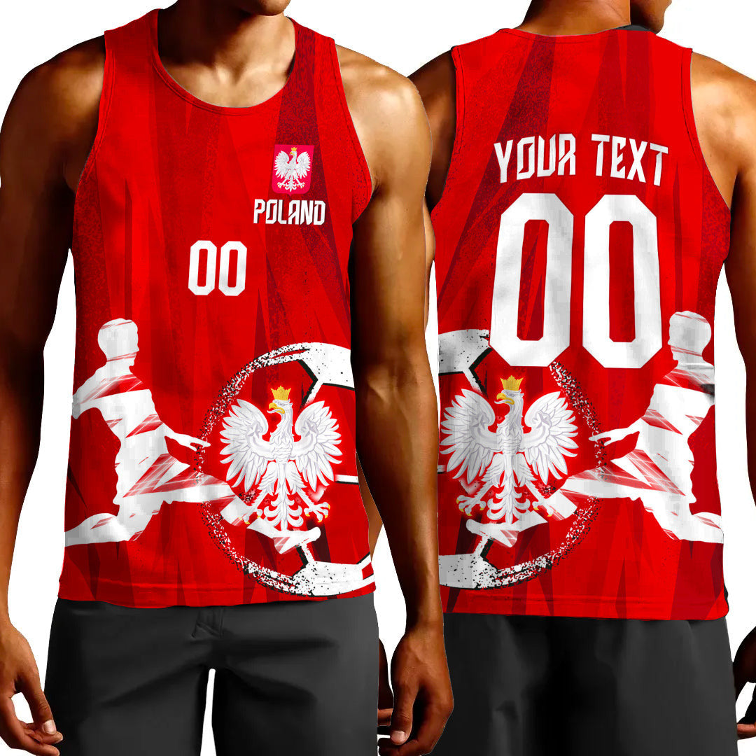 Clothing Custom Poland Football Fan Tank Top
