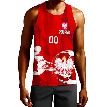 Clothing Custom Poland Football Fan Tank Top