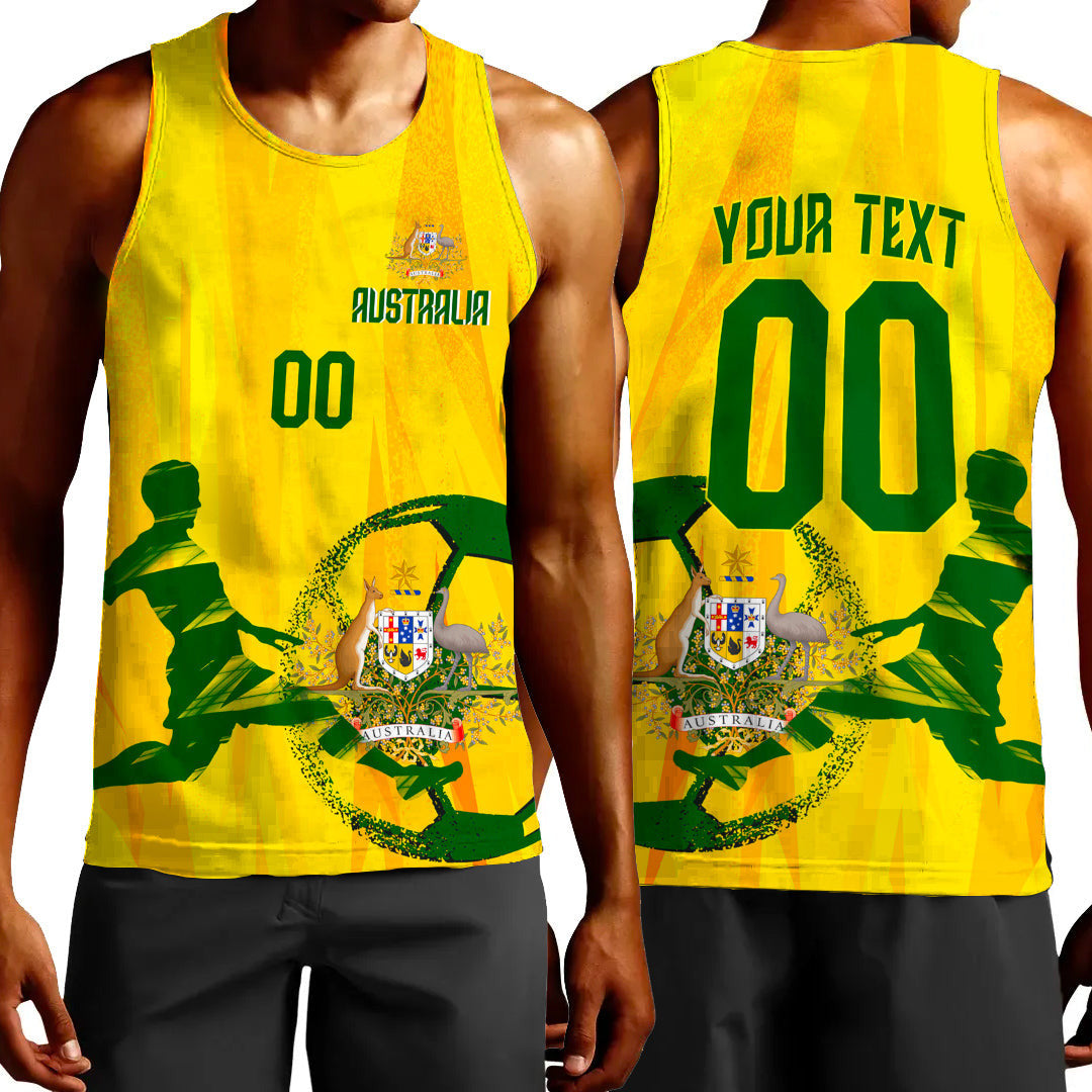 Clothing Custom Australia Football Fan Tank Top