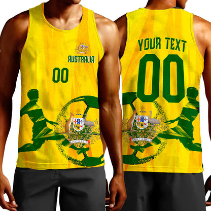 Clothing Custom Australia Football Fan Tank Top