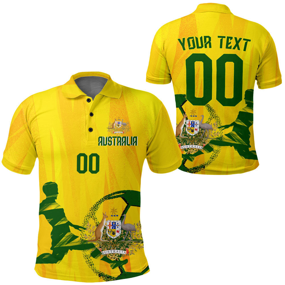 Clothing Custom Australia Football Fan Polo Shirts