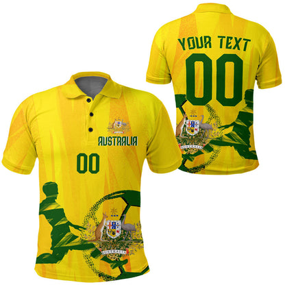 Clothing Custom Australia Football Fan Polo Shirts