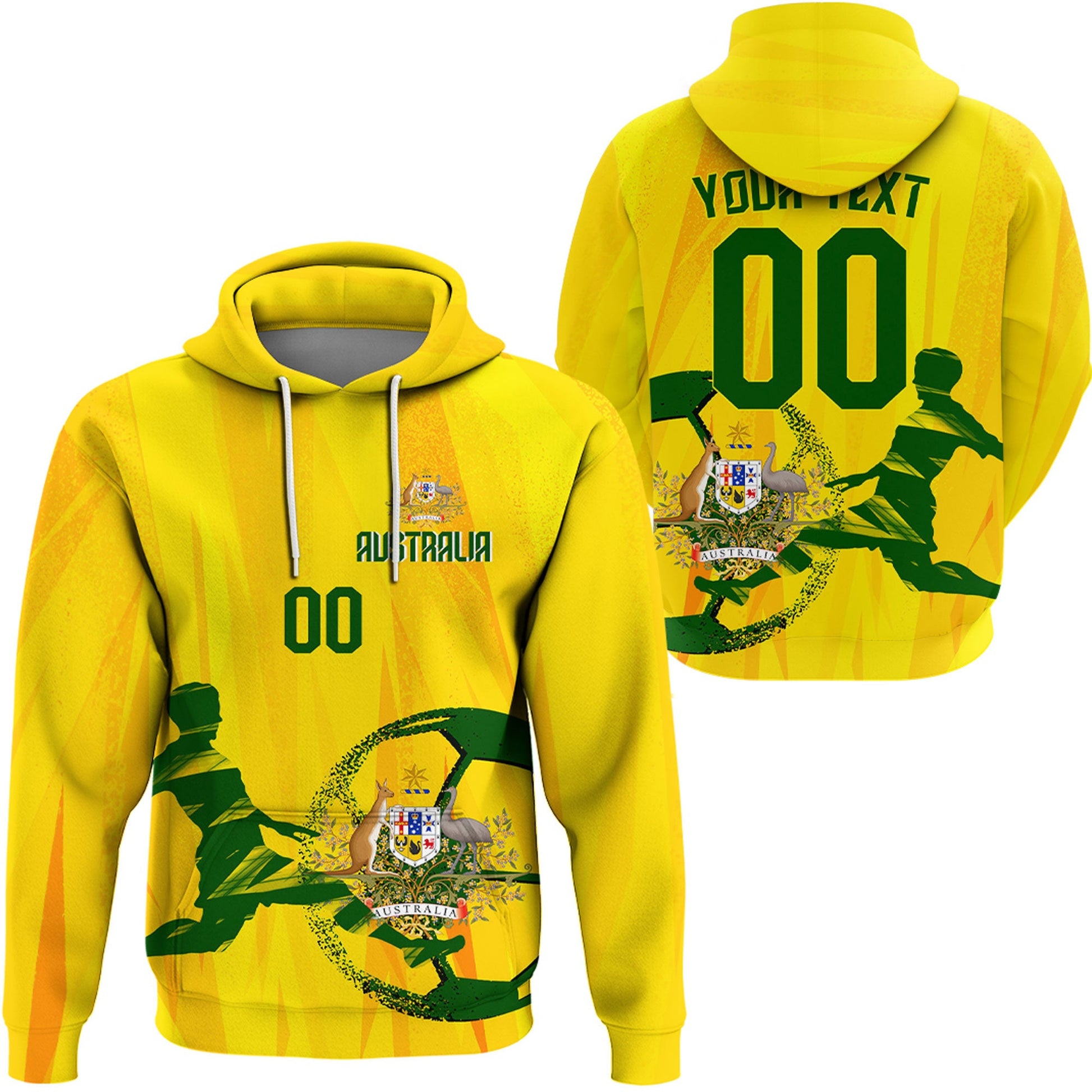 Clothing Custom Australia Football Fan Hoodie