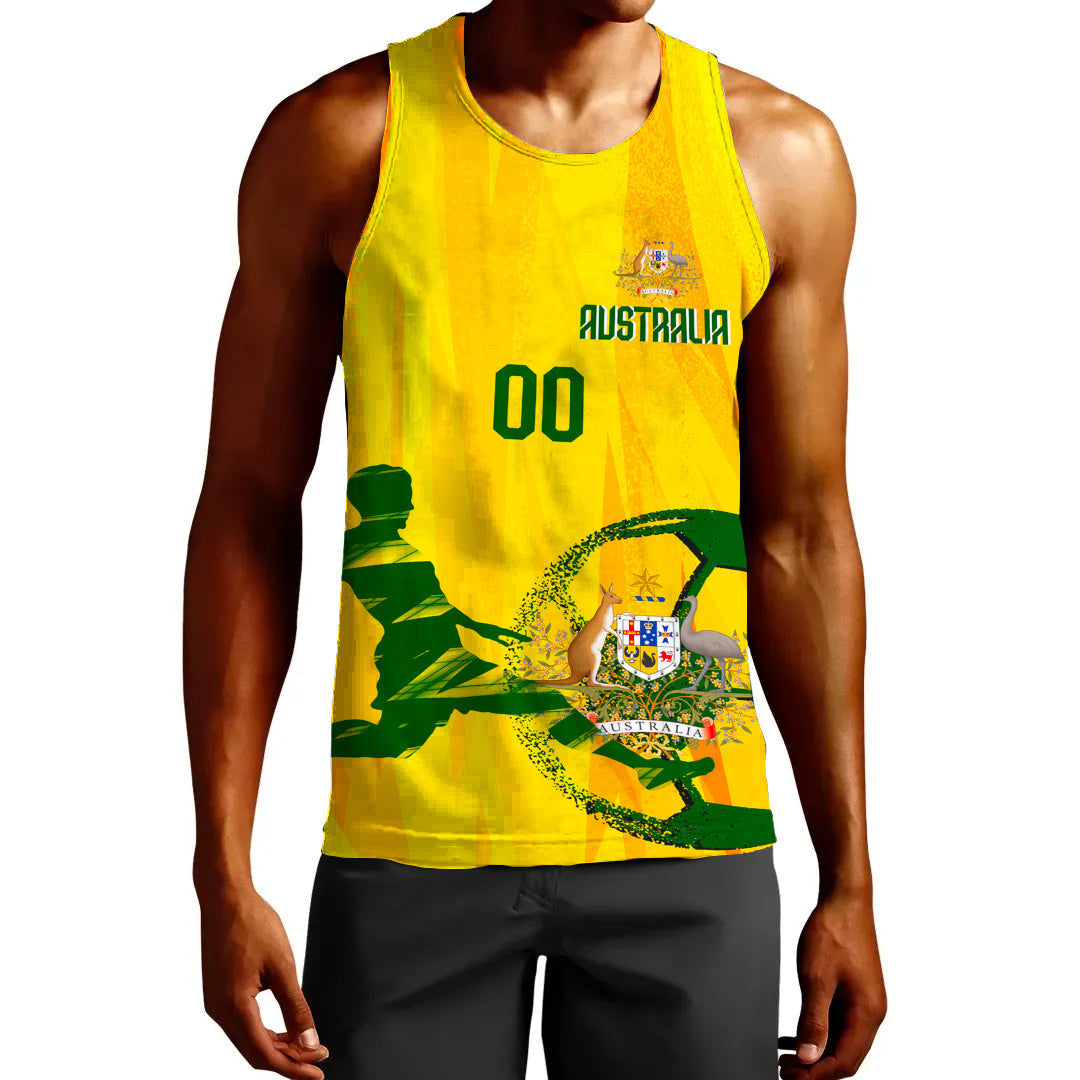 Clothing Custom Australia Football Fan Tank Top