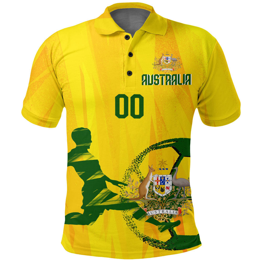 Clothing Custom Australia Football Fan Polo Shirts