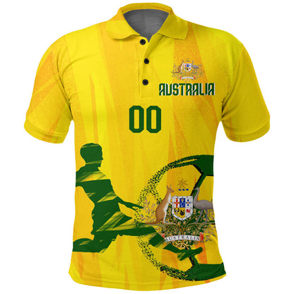 Clothing Custom Australia Football Fan Polo Shirts