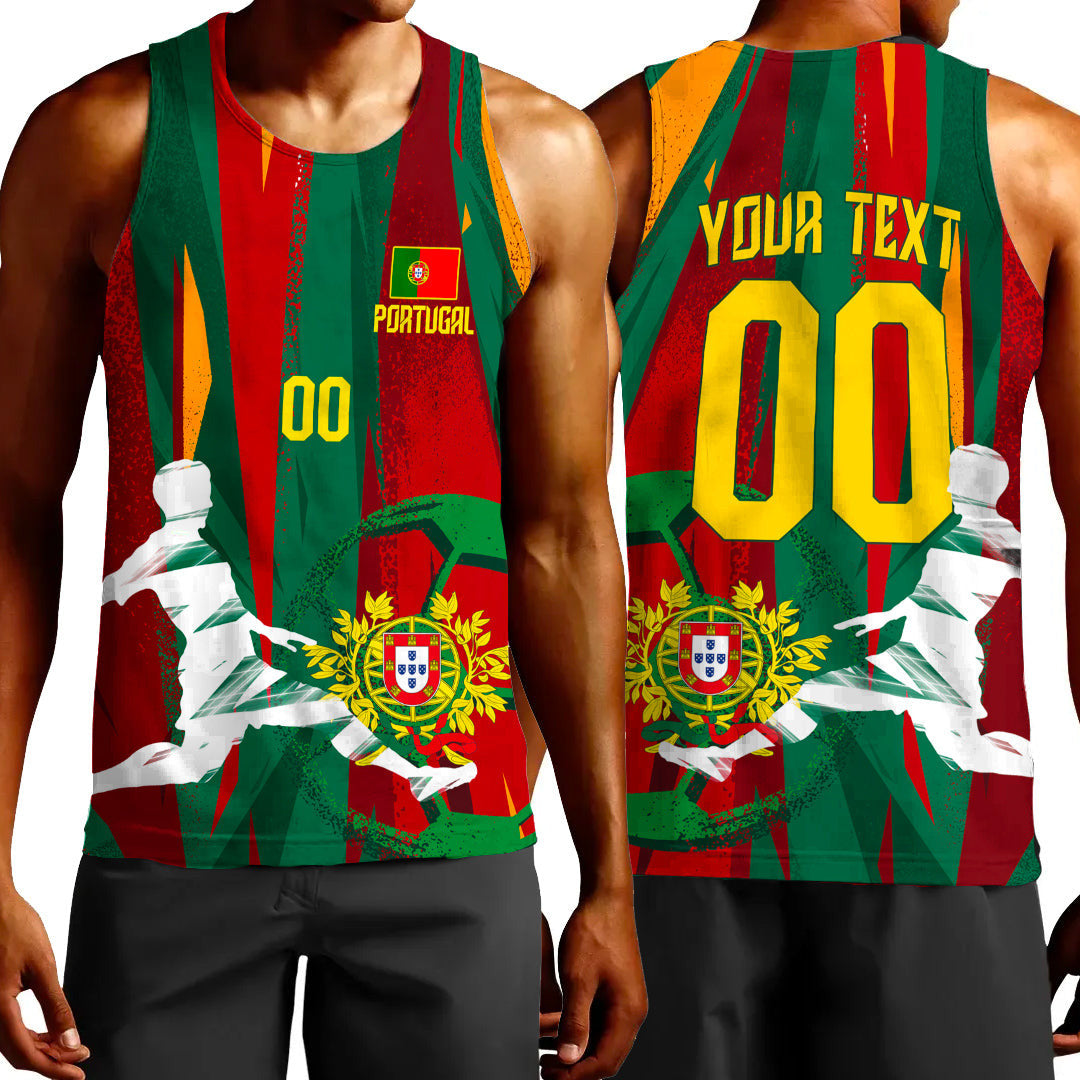 Clothing Custom Portugal Football Fan Tank Top
