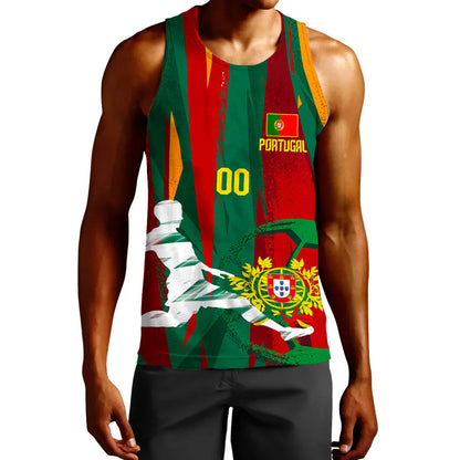 Clothing Custom Portugal Football Fan Tank Top