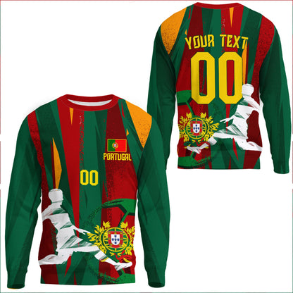 Clothing Custom Portugal Football Fan Sweatshirts
