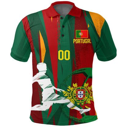 Clothing Custom Portugal Football Fan Polo Shirts