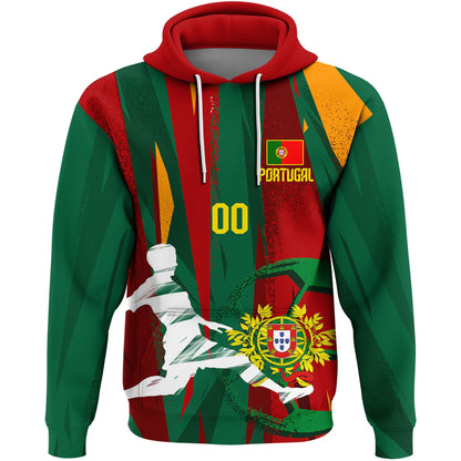 Clothing Custom Portugal Football Fan Hoodie