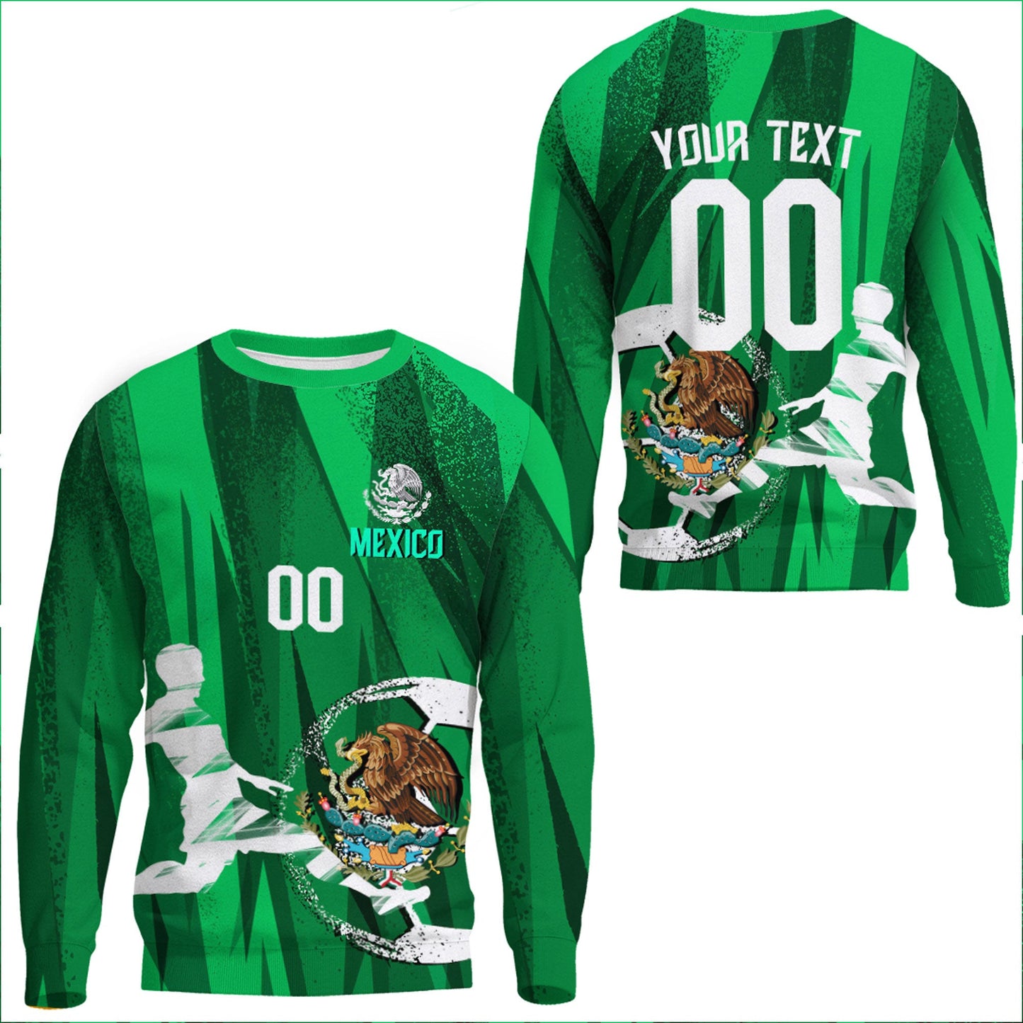 Clothing Custom Mexico Football Fan Sweatshirts