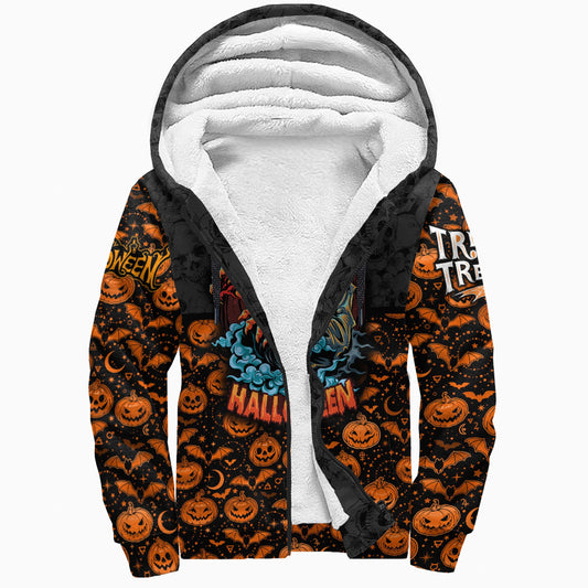 Clothing A Halloween Zombie Sherpa Hoodies