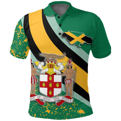 Clothing Jamaica Special Flag Polo Shirt