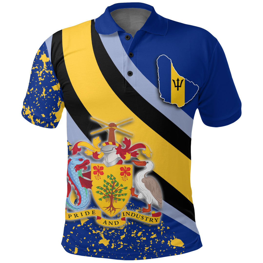 Clothing Barbados Special Flag Polo Shirt