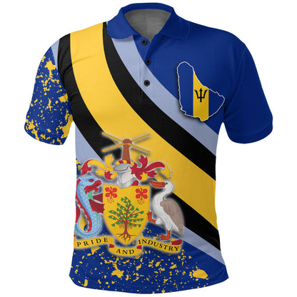 Clothing Barbados Special Flag Polo Shirt