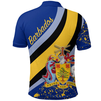 Clothing Barbados Special Flag Polo Shirt