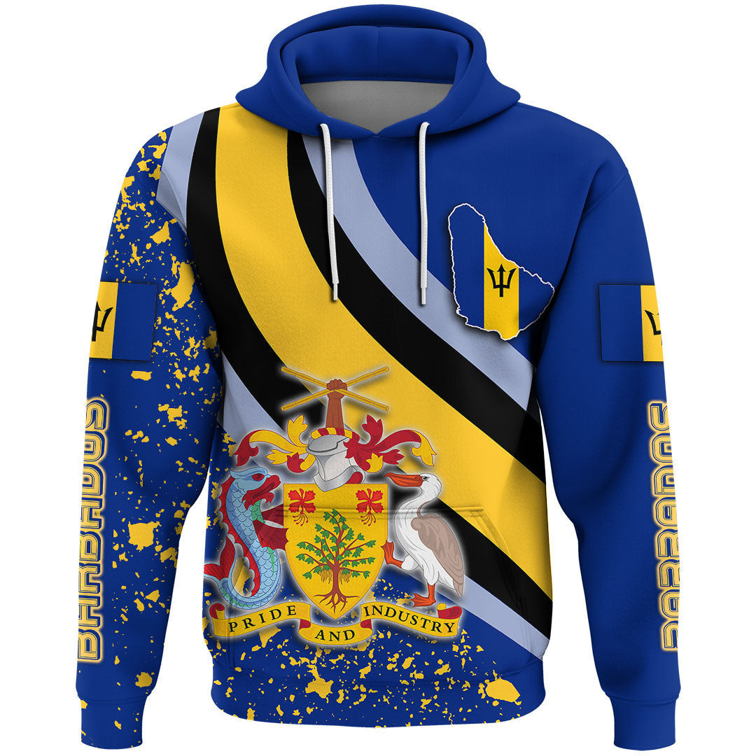 Clothing Barbados Special Flag Hoodie