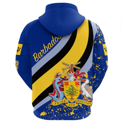 Clothing Barbados Special Flag Hoodie