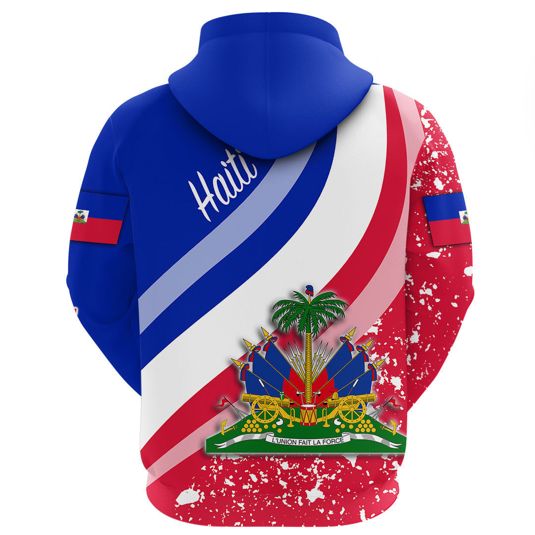 Clothing Haiti Special Flag Zip Hoodie