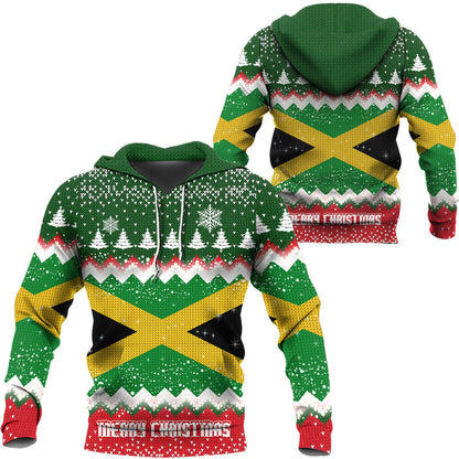 Xmas Clothing Jamaica Merry Christmas Hoodie