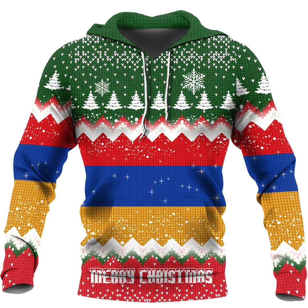 Xmas Clothing Armenia Merry Christmas Hoodie