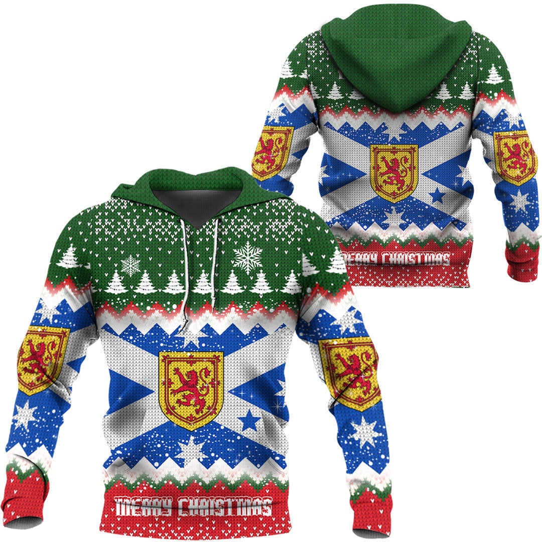 Xmas Clothing Australia Murray River Flag Merry Christmas Hoodie