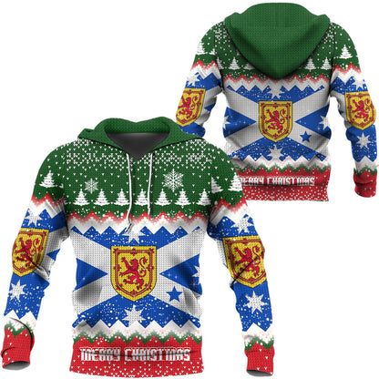 Xmas Clothing Australia Murray River Flag Merry Christmas Hoodie