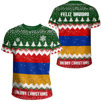 Xmas Clothing Armenia Merry Christmas T Shirt