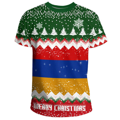 Xmas Clothing Armenia Merry Christmas T Shirt