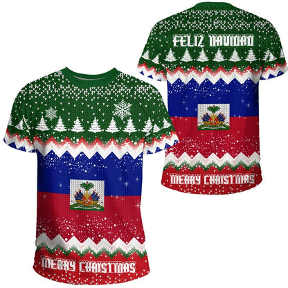 Xmas Clothing Haiti Merry Christmas T Shirt