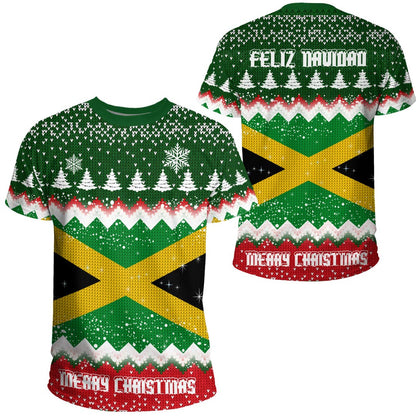 Xmas Clothing Jamaica Merry Christmas T Shirt