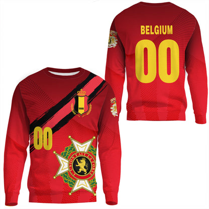 Clothing Belgium Soccer Jersey Style Sweatshirts