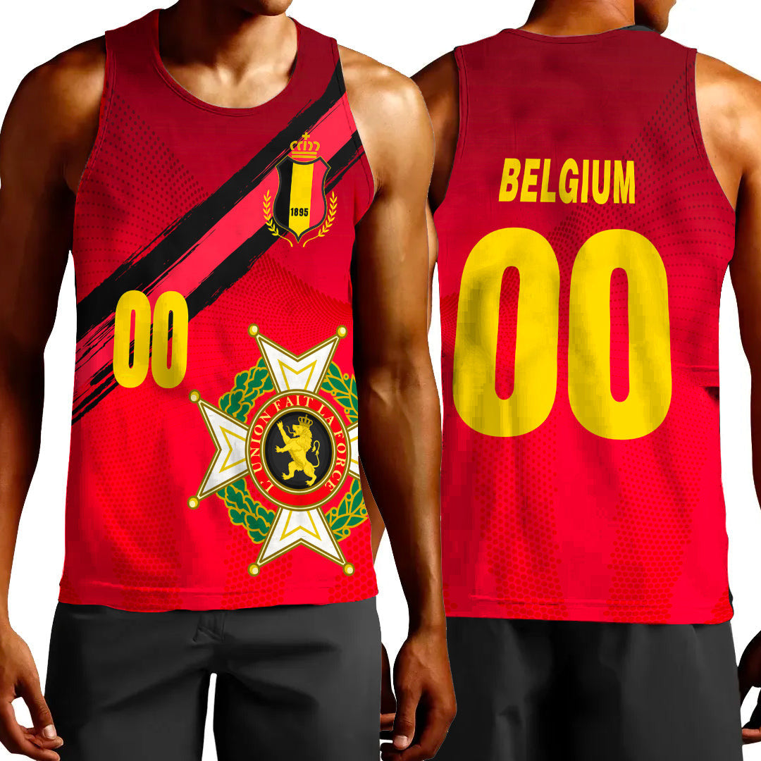 Clothing Belgium Soccer Jersey Style Tank Top