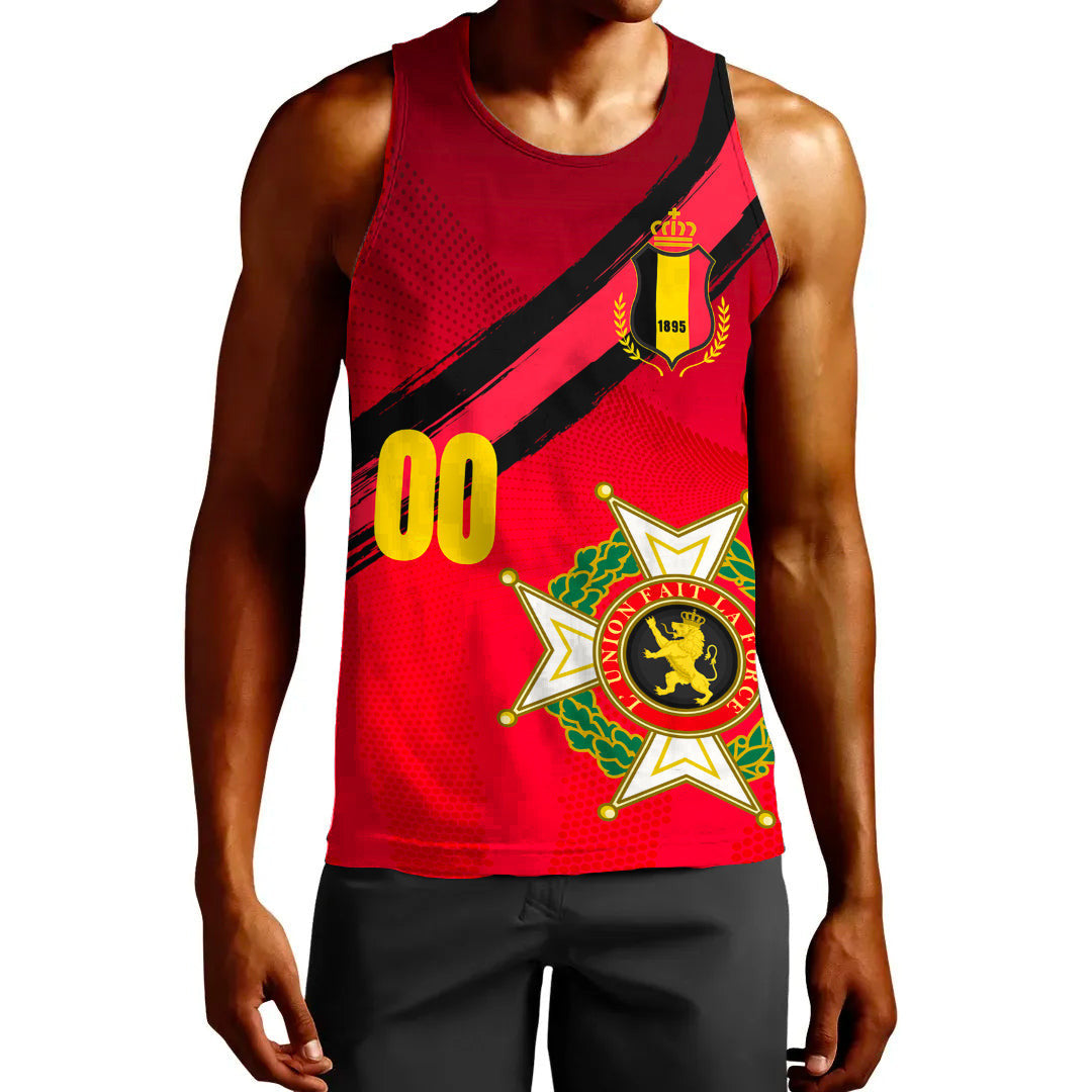 Clothing Belgium Soccer Jersey Style Tank Top