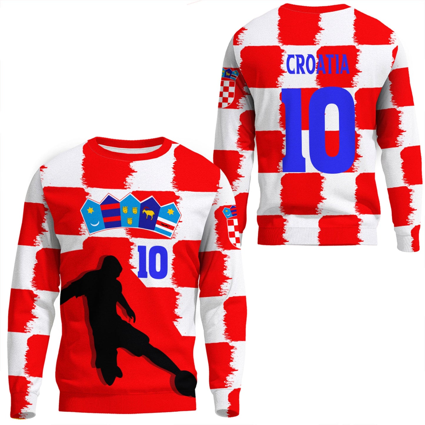 Clothing Croatia Soccer Jersey Style Sweatshirts