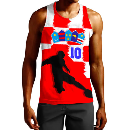 Clothing Croatia Soccer Jersey Style Tank Top