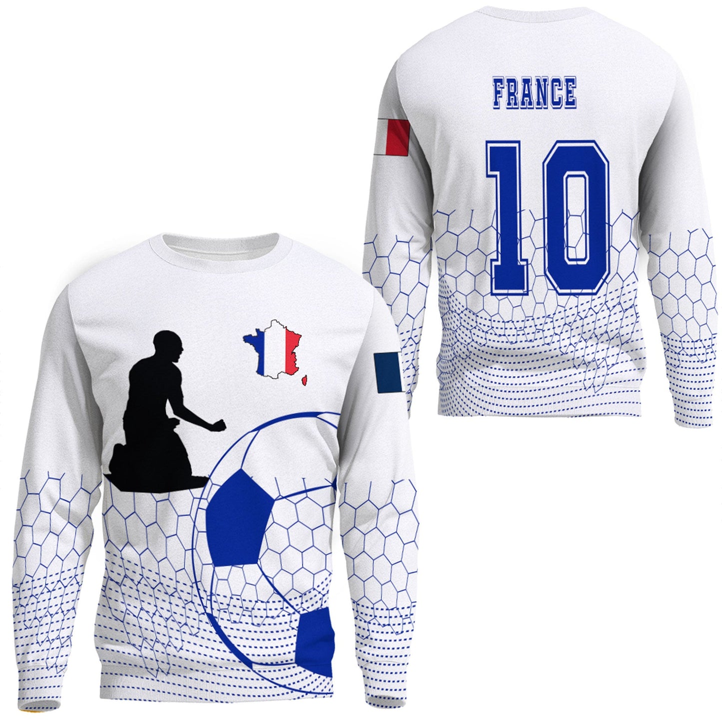 Clothing France Soccer Jersey Style White Version Sweatshirts